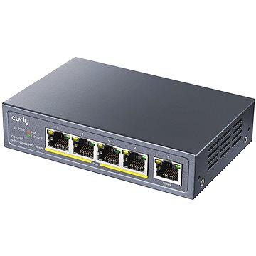 CUDY 5-Port Gigabit PoE+ Switch 60W