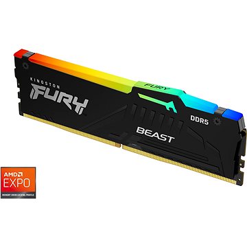 Kingston FURY 16GB DDR5 6000MHz CL36 Beast Black RGB EXPO