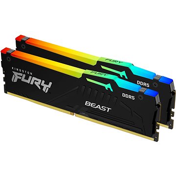 Kingston FURY 16GB KIT DDR5 6000MHz CL40 Beast Black RGB