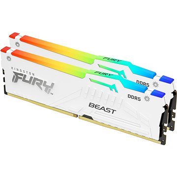 Kingston FURY 32GB KIT DDR5 6000MHz CL36 Beast White RGB EXPO