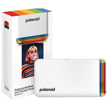 Polaroid Hi-Print 2 × 3 Pocket Photo Printer Generation 2 White