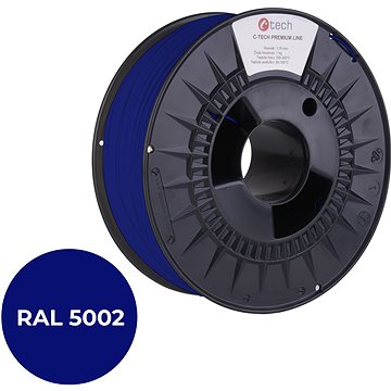 C-TECH filament PREMIUM LINE PLA ultramarínová RAL5002