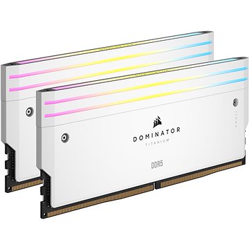 Corsair 32 GB KIT DDR5 6 400MT/s CL32 Dominator Titanium White XMP