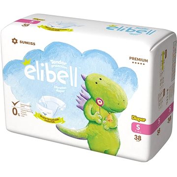 BATIST Elibell detské plienky, 4 – 8 kg (38 ks)