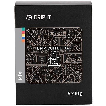 Drip it Káva vo filtri Ochutnávkové balenie 5× 10 g