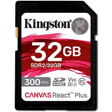 Kingston SDHC 32 GB Canvas React Plus