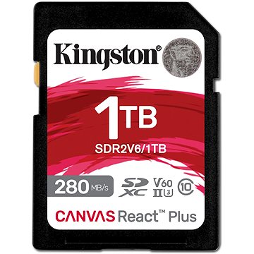 Kingston SDXC 1 TB Canvas React Plus V60