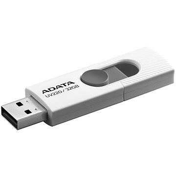 ADATA UV220 32 GB, bielo-sivá