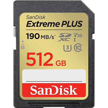 SanDisk SDXC Extreme PLUS 512 GB