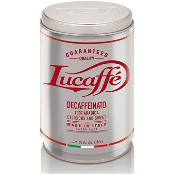 Lucaffe Decaffeinato, zrnková, 250 g