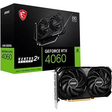 MSI GeForce RTX 4060 VENTUS 2X BLACK 8G OC