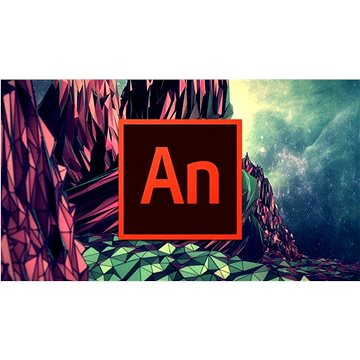 Adobe Animate, Win/Mac, EN, 12 mesiacov (elektronická licencia)