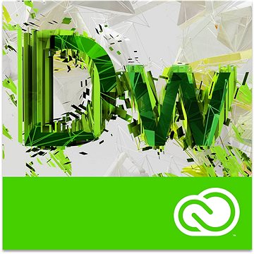 Adobe Dreamweaver, Win/Mac, CZ/EN, 12 mesiacov (elektronická licencia)