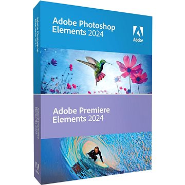 Adobe Photoshop & Premiere Elements 2024, Win/Mac, EN (elektronická licencia)