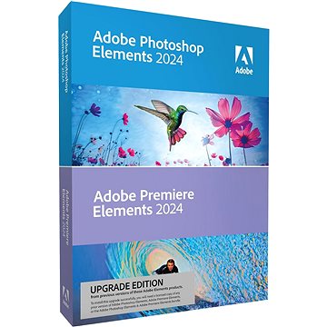 Adobe Photoshop & Premiere Elements 2024, Win/Mac, EN, upgrade (elektronická licencia)