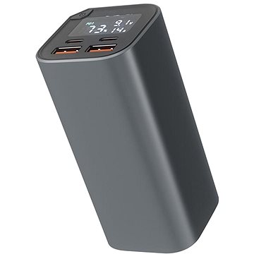 Epico hliníková power banka PD 100 W, 20000 mAh – vesmírne sivá