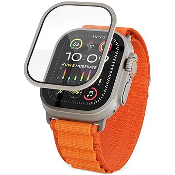 Epico safírové na Apple Watch Ultra 49 mm – strieborné