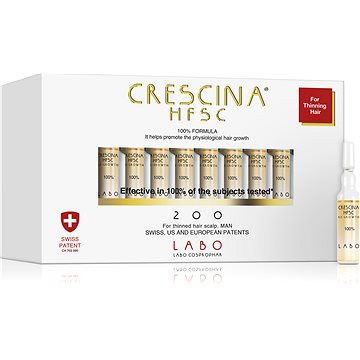 Crescina to Support Hair Growth (Grade 200) - Men, 20 x  - Hair Serum  