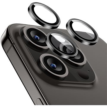 ESR Armorite Camera Lens Protectors, Compatible with iPhone 15 Pro/15 Pro Max, Black