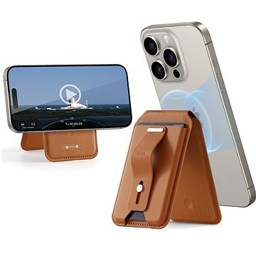 ESR HaloLock Geo Wallet Stand, Caramel Brown