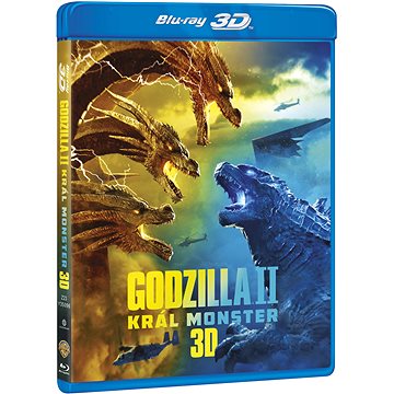 Godzilla II Král monster 3D+2D (2 disky) - Blu-ray