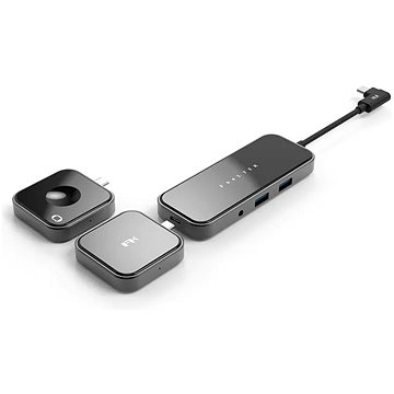 Feeltek Jet Glass 8 in 1 USB-C Lego Hub, black