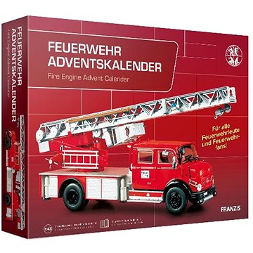 Franzis adventný kalendár Mercedes-Benz Hasičské auto so zvukom 1 : 43