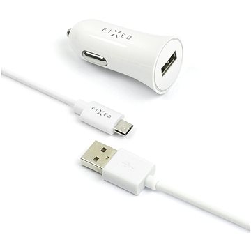 FIXED Rapid Charge Car MicroUSB biela