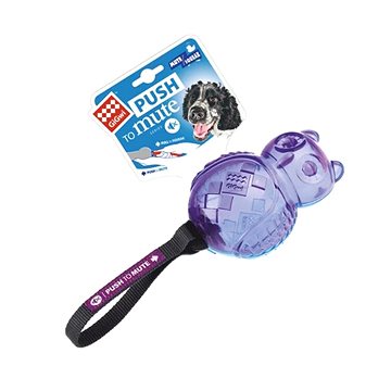 GiGwi PUSH TO mute sova – TPR materiál