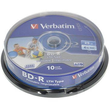 Verbatim BD-R LTH 25 GB Printable, 10 pcs cakebox - Media | alza.sk