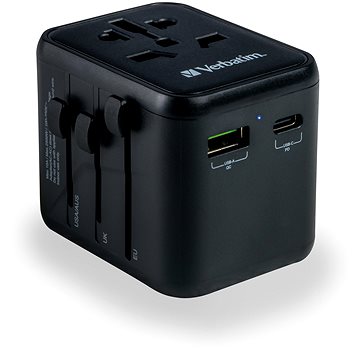 VERBATIM Universal Travel Adapter UTA-02 PD 20 W