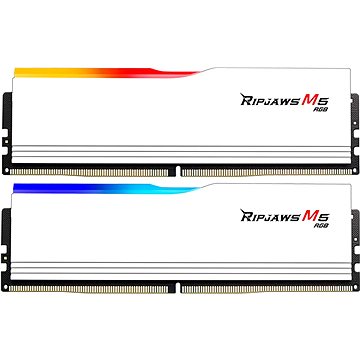 G.SKILL 32GB KIT DDR5 6000MT/s CL30 Ripjaws M5 RGB White