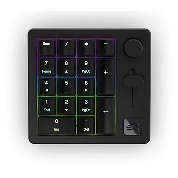 Glorious GMMK Wireless Numpad – Fox Switches, black