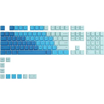 Glorious GPBT Keycaps – 114 PBT, ANSI, US-Layout, Caribbean Ocean