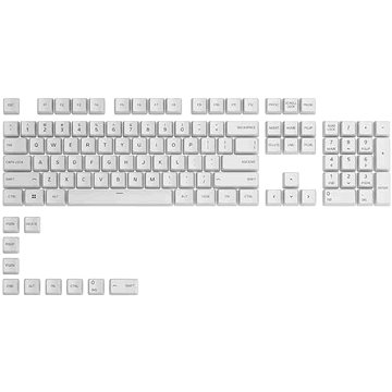 Glorious GPBT Keycaps – 114 PBT, ANSI, US-Layout, Arctic White