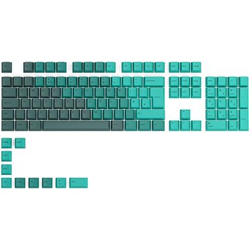 Glorious PC Gaming Race GPBT Keycaps – 115 PBT, ISO, UK, Rain Forest