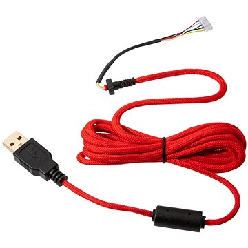 Glorious PC Gaming Race Ascended Cable V2 – Crimson Red