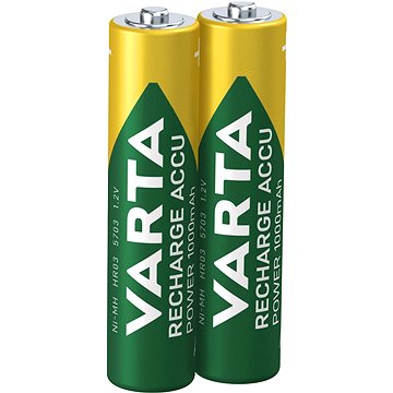 VARTA nabíjacia batéria Recharge Accu Power AAA 1 000 mAh R2U 2 ks