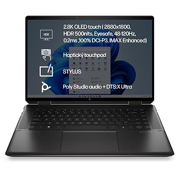 HP Spectre x360 14-eu0900nc Nightfall Black celokovový