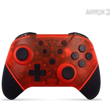 Armor3 NuChamp Wireless Controller for Nintendo Switch (Ruby Red)