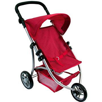 red doll stroller