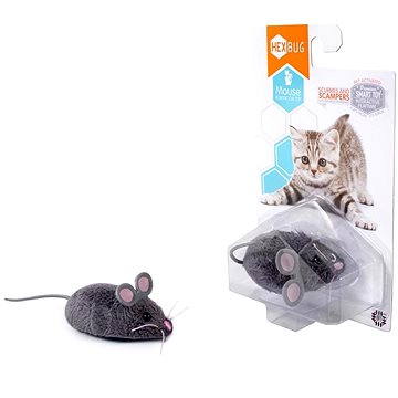 Hexbug - Robotická myš sivá - Hračka pre mačky
