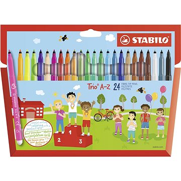 STABILO Trio A-Z 24 farieb