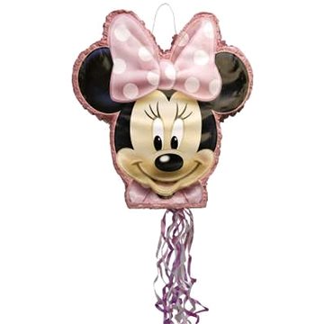 Piňata Myška Minnie – 51 × 46 × 7,5 cm – ťahacia