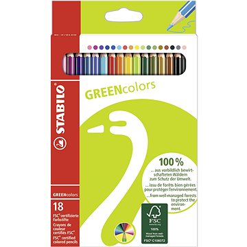 STABILO GREENcolors 18 ks puzdro