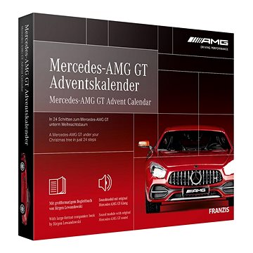 Franzis Verlag adventný kalendár Mercedes AMG GT so zvukom