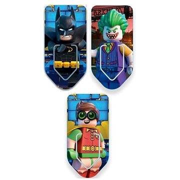 LEGO Batman Movie Bookmark Clips Batman, Robin, Joker - Stationery Set |  