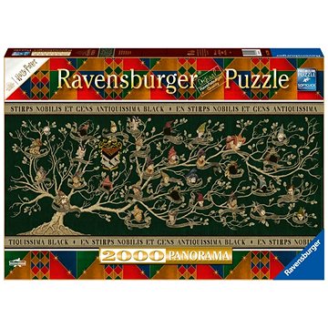 Ravensburger 172993 Harry Potter: Rodokmeň 2000 dielikov Panoráma