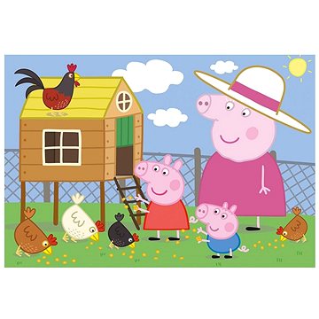 Dino Peppa pig: Sliepočky 24 puzzle nové