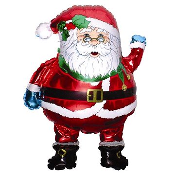 Balónik fóliový Santa Claus – 76 cm – Vianoce